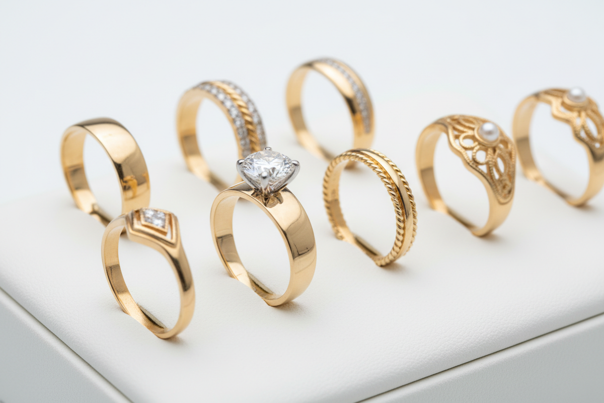 Anillos oro 18K