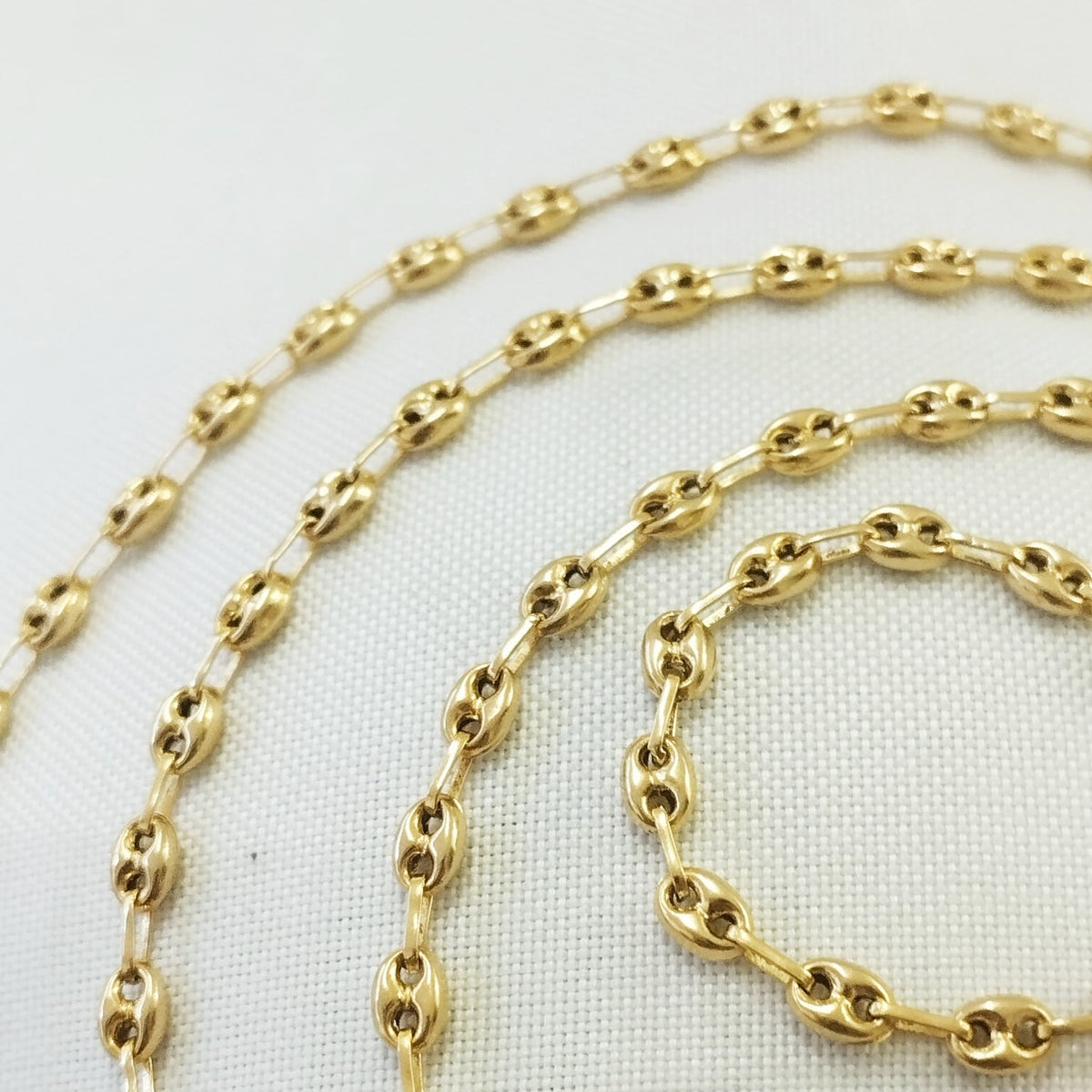 Cadena GC Eslabon Amarilla  60cm 7.77gr ID: 1831