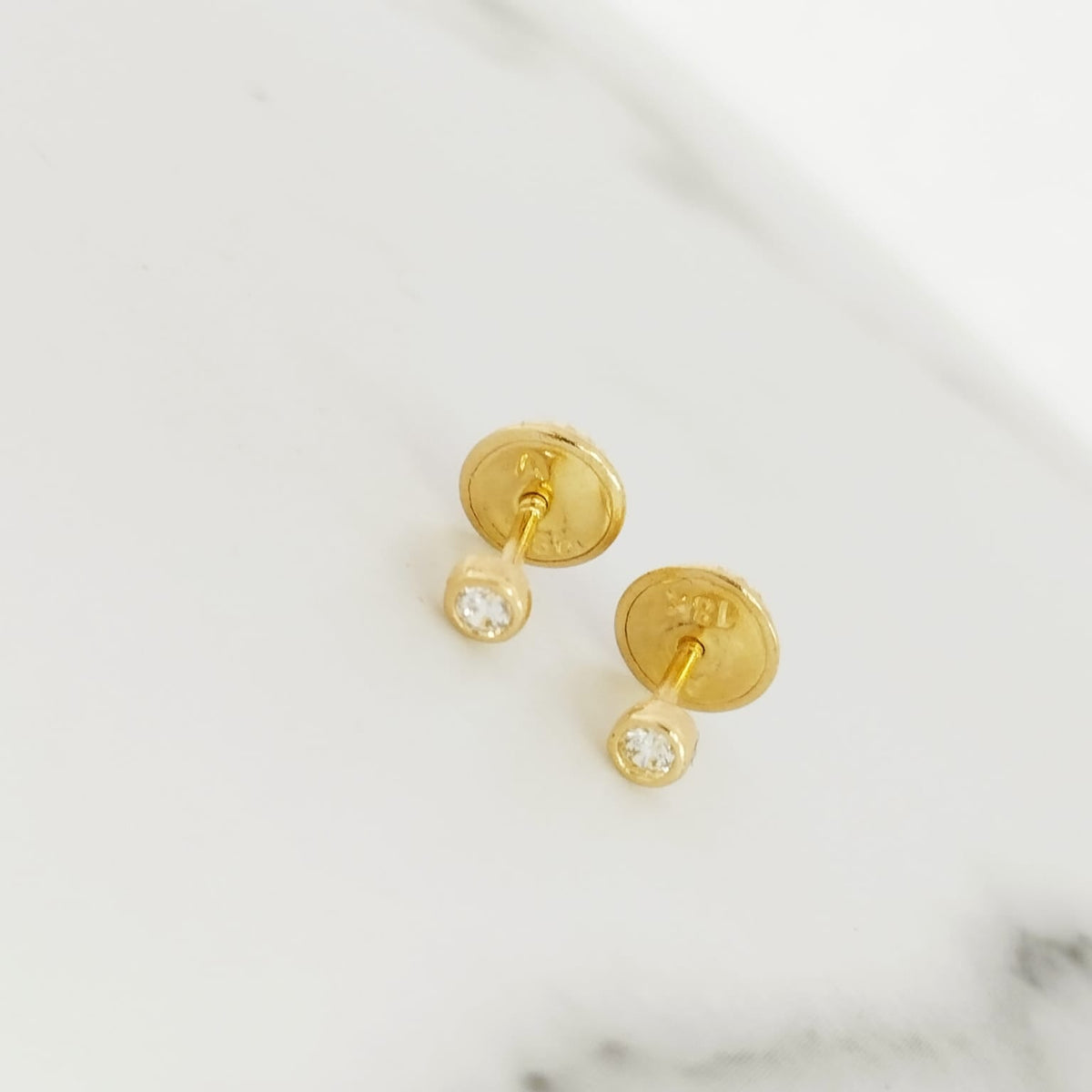 Topo bisel circon blanco 4mm 0.5gr ID: 1418