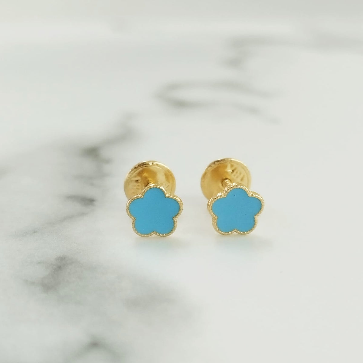 Topo Flor Recina Azul 6mm /0.63/gr ID: 2094
