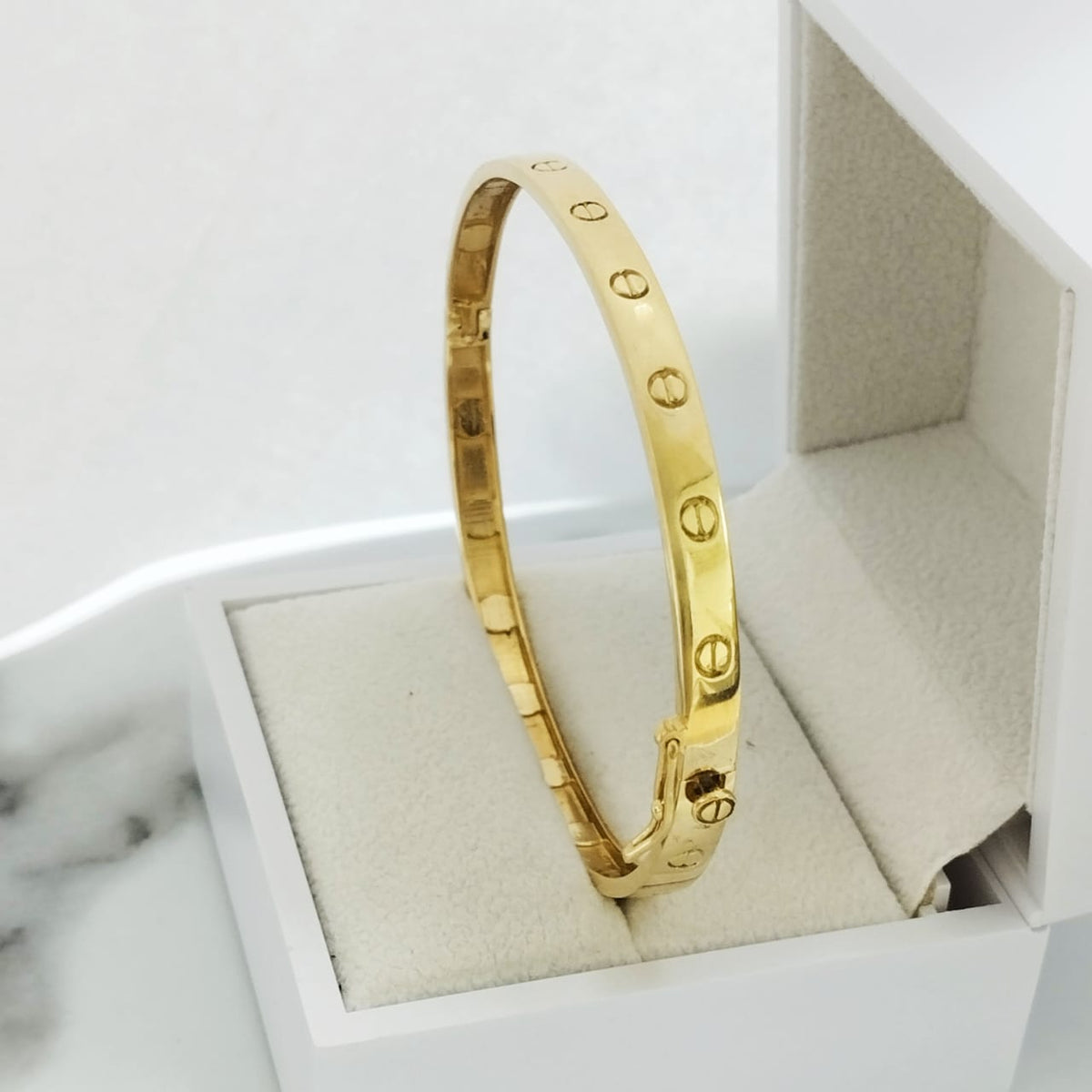Pulso Aro CT Oro Amarillo 18kl +2C 19cm /11.86/ gr ID: 2586
